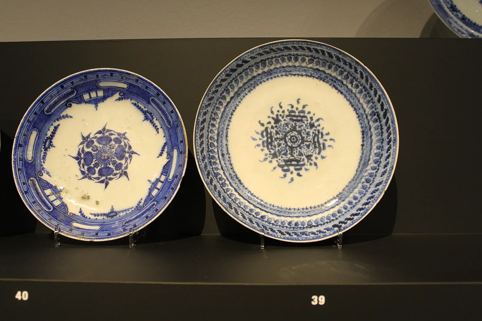 イランの陶器の細部